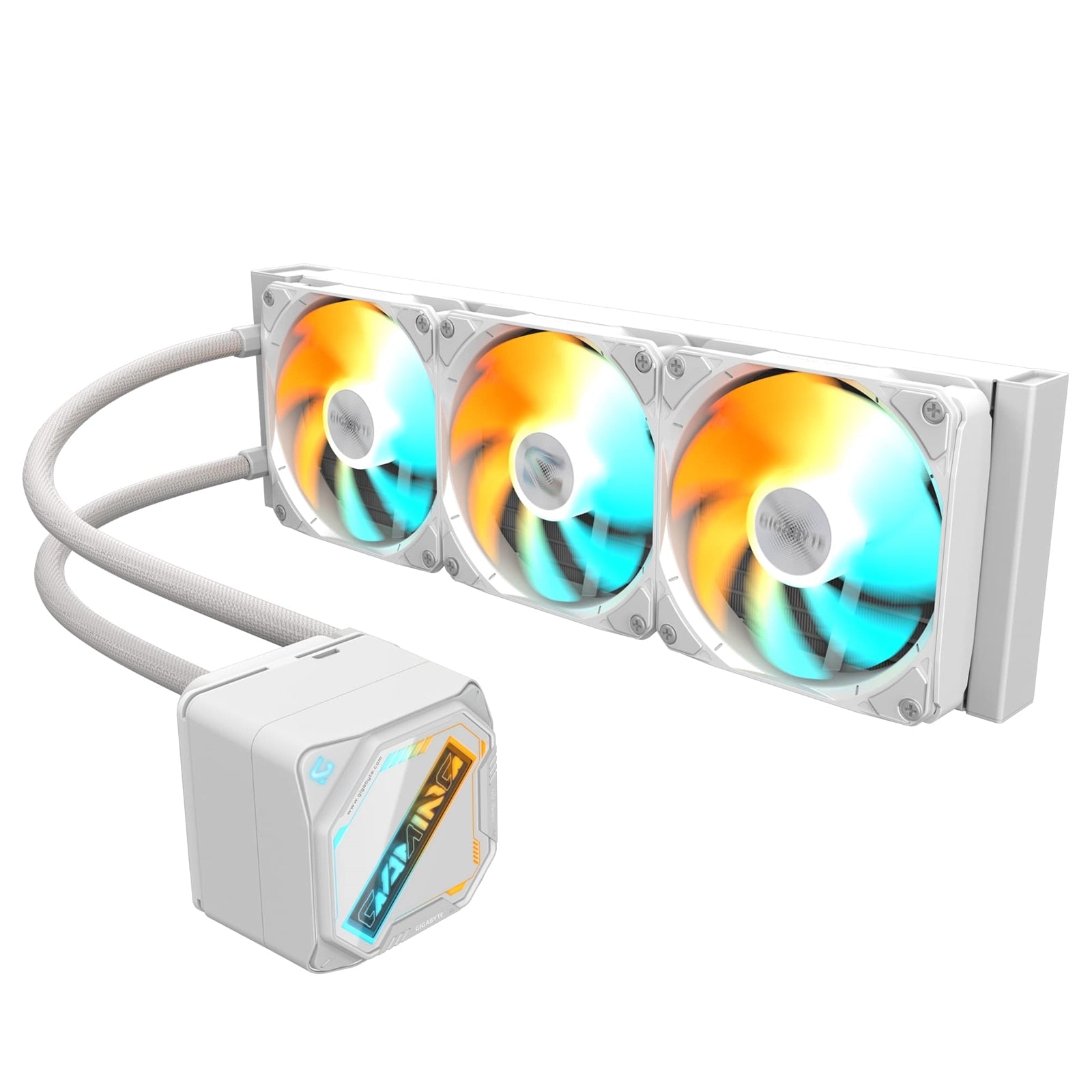 GIGABYTE Gaming ICE 360 AIO Liquid Cooler White ARGB 360mm GIGABYTE Gaming ICE 360 AIO Liquid Cooler White ARGB 360mm